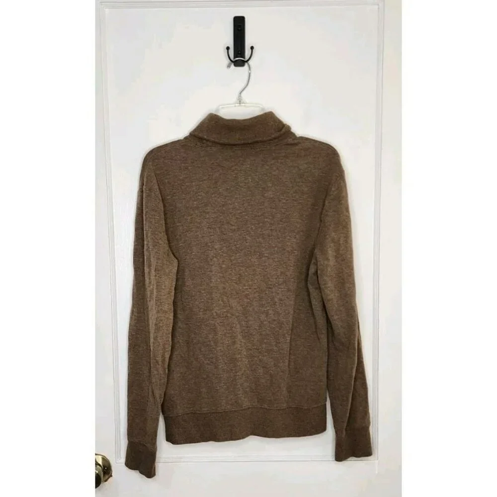 Polo Ralph Lauren Men's Luxury Jersey Shawl Collar Cardigan Brown Sz Small
